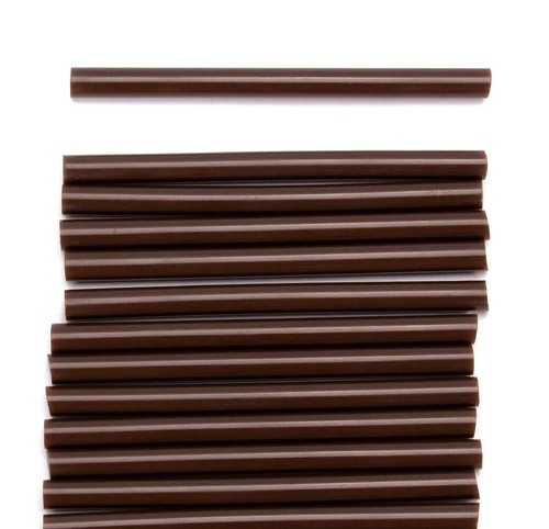 Brown hot glue sticks - hot,