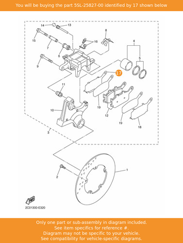 Yamaha shim caliper - yamaha, shim,