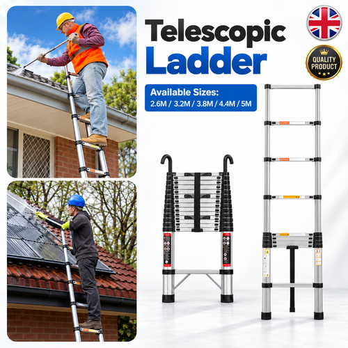 Telescopic ladder stainless - ladder,