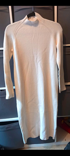 Zara white ribbed knit sweater - zara,