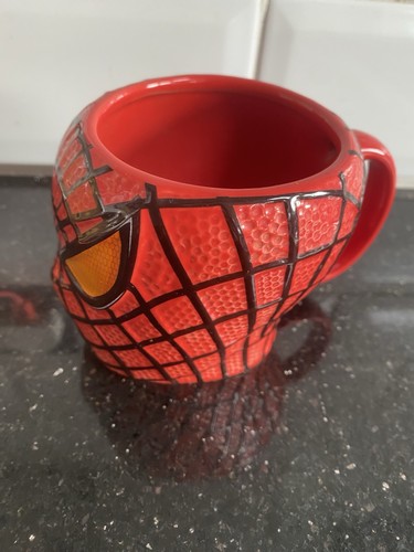 Spiderman mug head shape - spiderman,