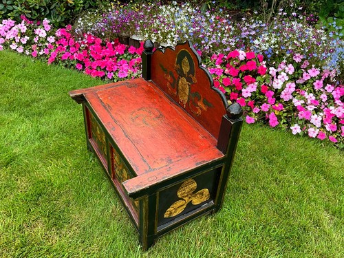 Antique tibetan pegam c1900 - tibetan,