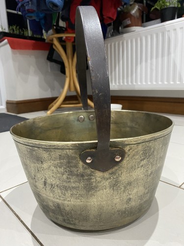 Vintage heavy brass - vintage, pan