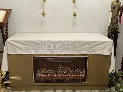 Alleluia altar frontal size - alleluia,