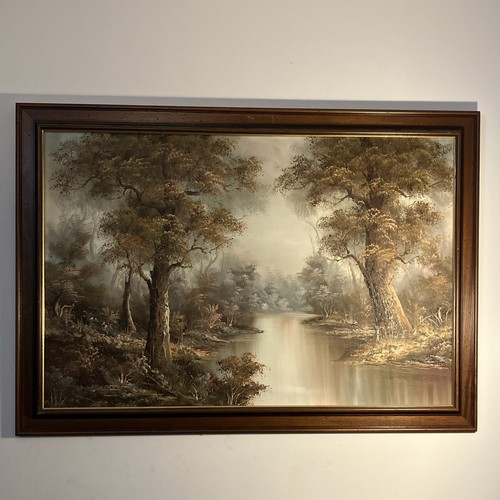 Large original oil canvas - on,