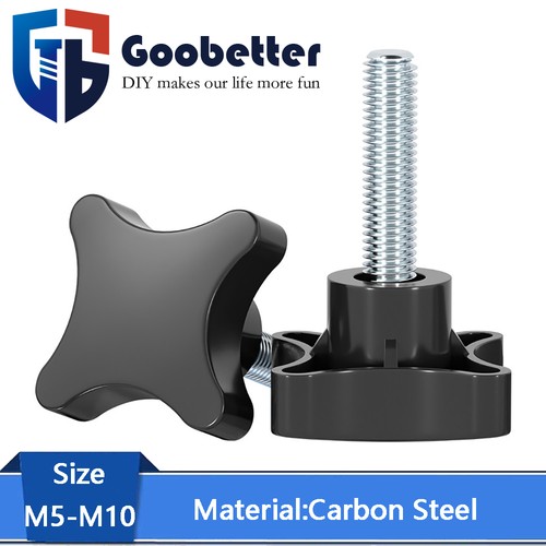M10 thumb screws - m5-m10, black