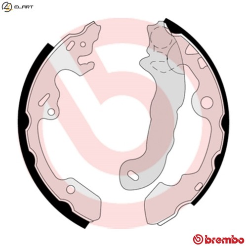 Brake shoe set - brake, 531