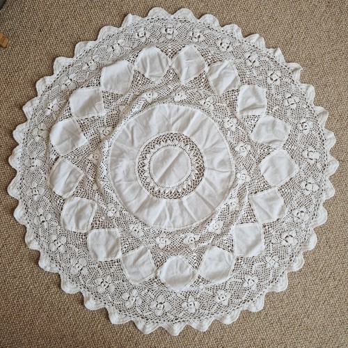 Vintage white lace - white,