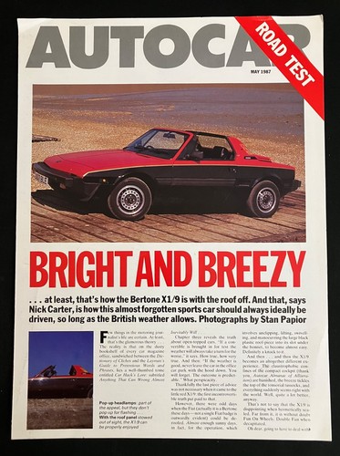 Fiat test x19 - fiat, x1/9