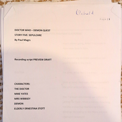 Doctor who demon - demon, quest