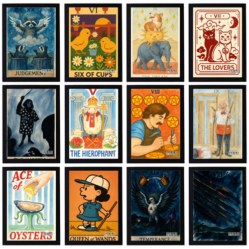 Vintage tarot cards - vintage,