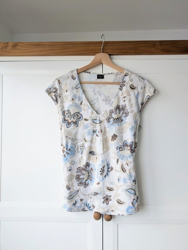 Ellie louise floral top size - louise,