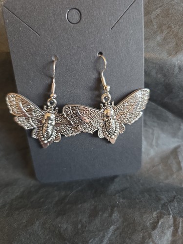 Death head moth - death, earrings