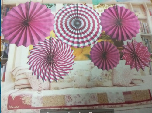 Paper fan flowers - flowers, wedding