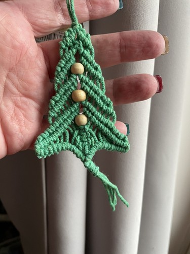 Crochet macrame green - crochet,