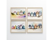 Beach hut landscape - beach,