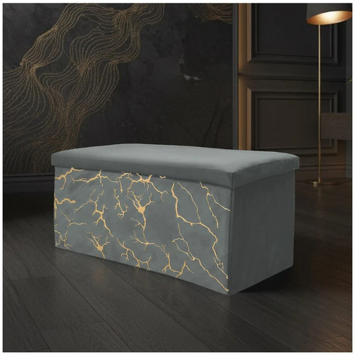 Ottoman storage box - 2-in-1,