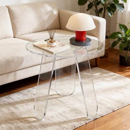 Minimalist clear acrylic - clear,