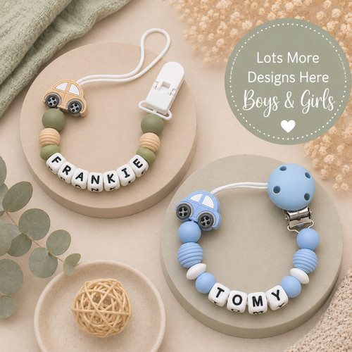 Personalised silicone dummy - personalised,