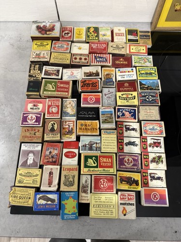 Matchboxes and matchbook over - matchbook,