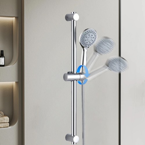 Shower rail and - and, head