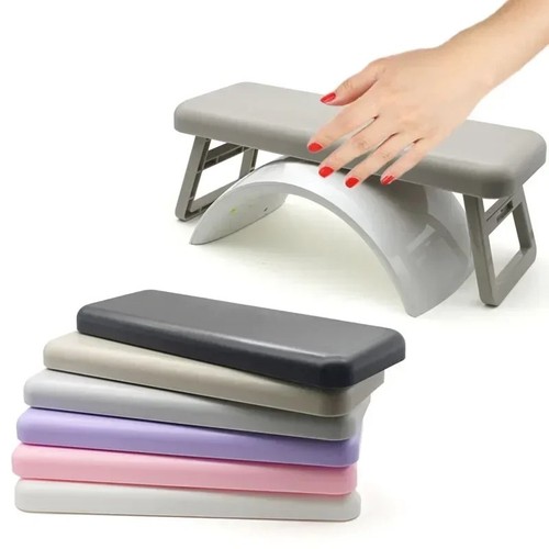 Folding nail hand rest - folding,