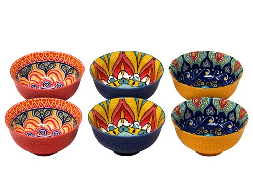 Colourful 12cm patterned - 12cm, asian