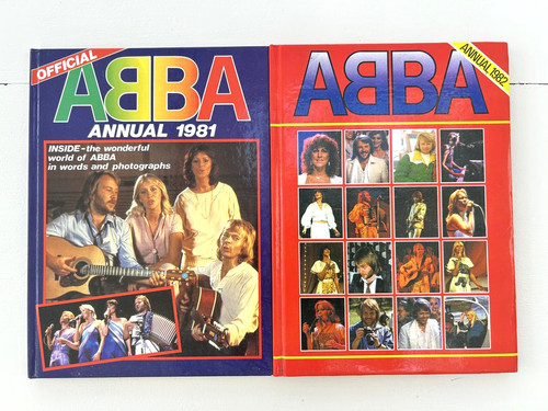 Vintage abba annuals 1981 1982 - annuals,