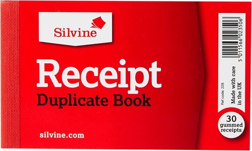 Duplicate cash receipt - duplicate,