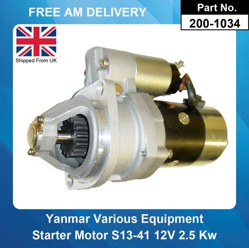 Yanmar starter motor 4lha - yanmar,