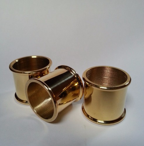 Mixed beaded brass collars - brass,