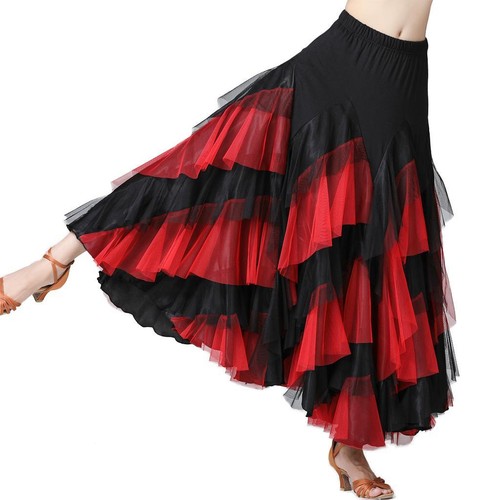 Flamenco dance skirt long - skirt,