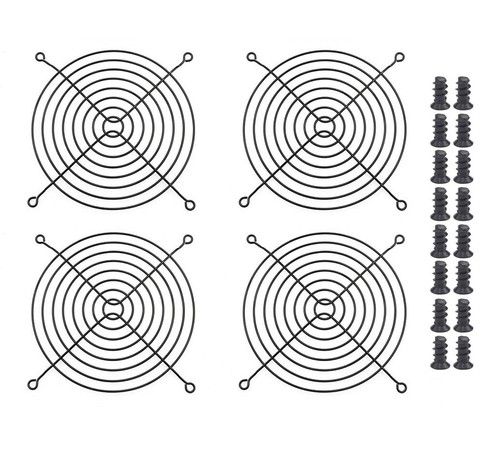 Easycargo 4pcs 140mm fan grill - easycargo,