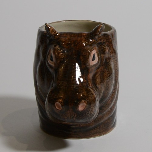 Quail ceramics hippo pencil - ceramics,