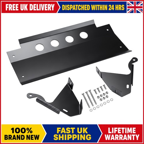 Matt black steering sump guard - matt,