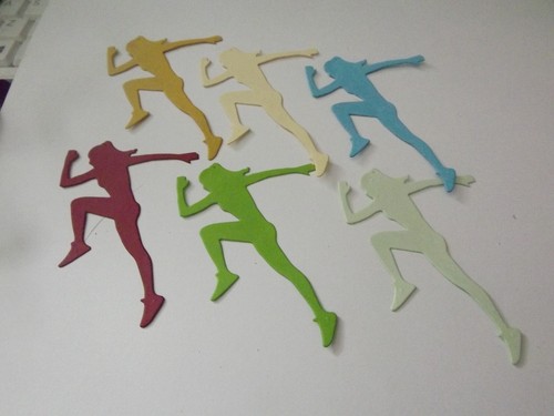 Die cuts lady runner - die,