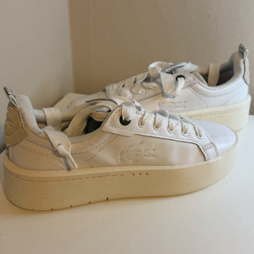 Lacoste white low - lacoste, lace-up