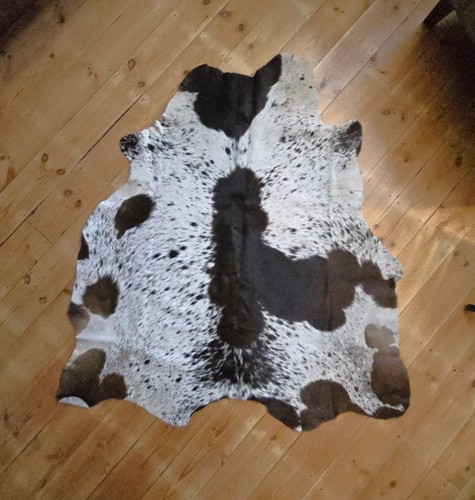 Handmade cowhide rug genuine - handmade,
