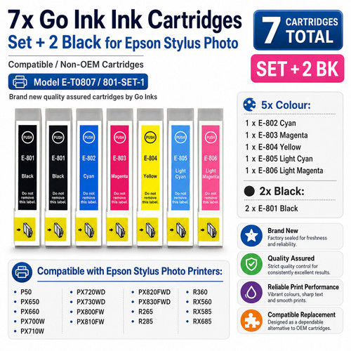 Ink cartridges - cartridges, (set+2bk)