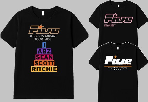 Five boy band shirt keep - t-shirt, on