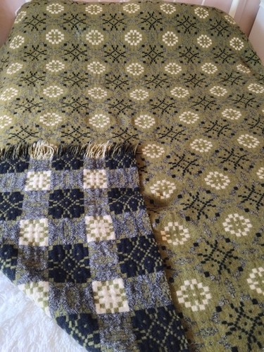 Vintage welsh wool tapestry - vintage,