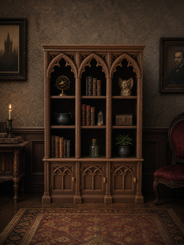 Doll house bookcase - house,