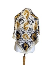 Auth cartier paris silk scarf - paris,