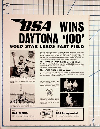 1961 bsa daytona - 1961, star