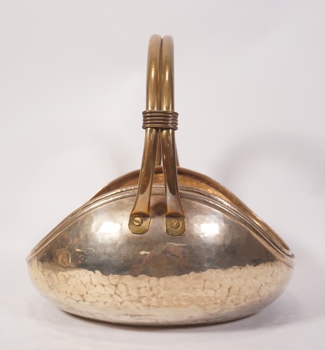 Vintage brass copper - vintage, basket