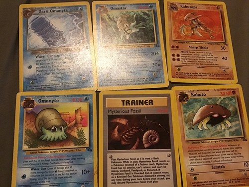 Pokemon tcg vintage fossil - pokemon,