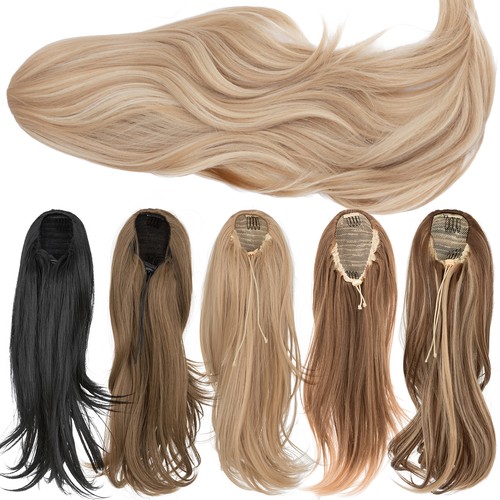 Thick drawstring ponytail clip - ponytail,