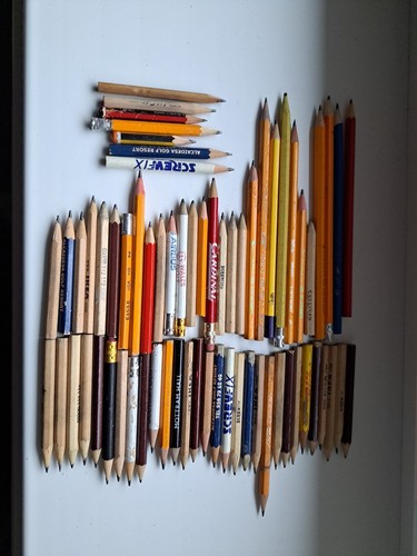 Job lot mixed pencils - lot,