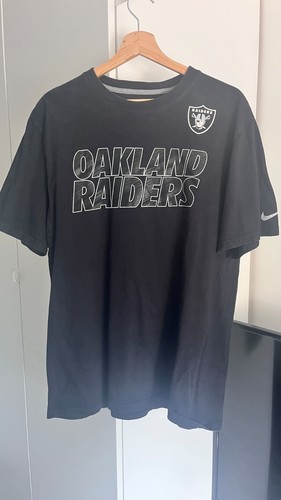 Oakland raiders tshirt black - oakland,