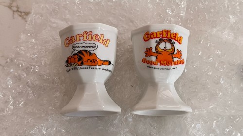 Vintage 1978 garfield egg - egg, cups